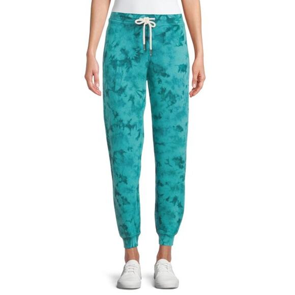 Time and Tru Blue Tie Dye Coordinating Basic Joggers - Picture 5 of 5